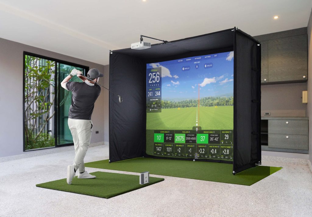 how tall do ceilings need to be for golf simulator