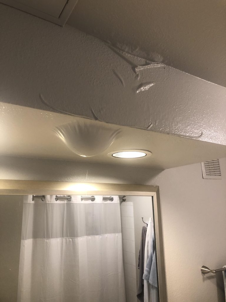 Bubble In Ceiling From Water