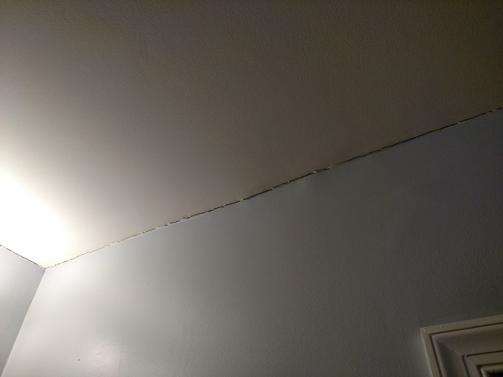Crack Between Ceiling And Wall