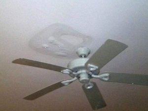 Dealing with a Roof Leaking Through Ceiling Fan: Causes and Solutions