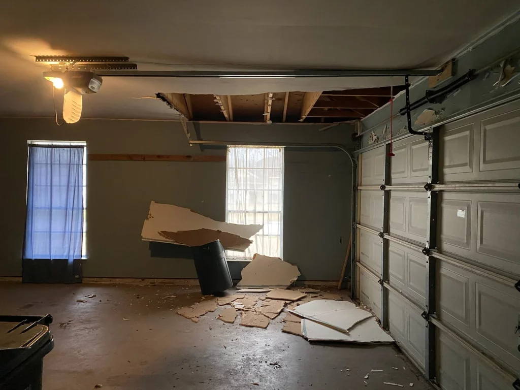 Garage Ceiling Collapse