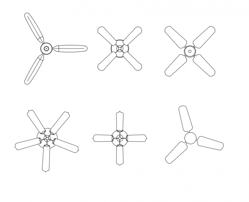 Ceiling Fan Cad Block