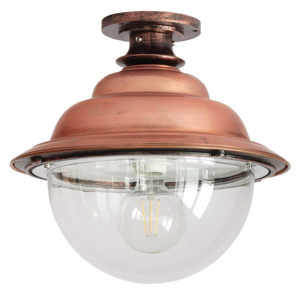 Copper Outdoor Ceiling Light
