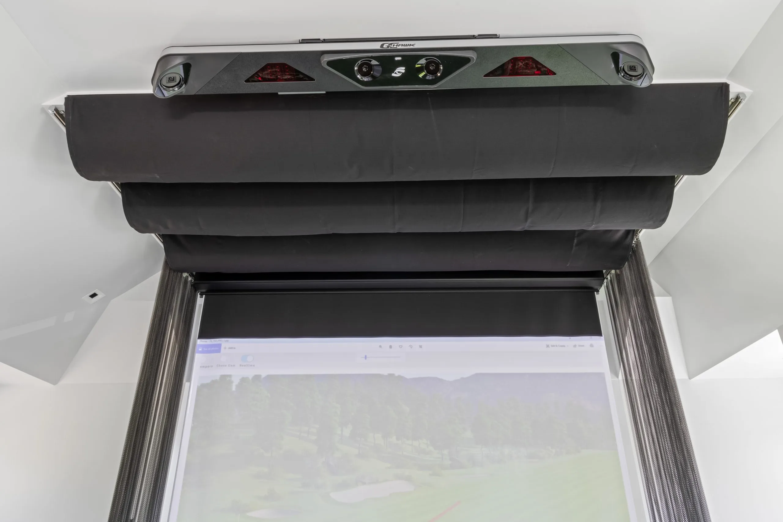 Golf Simulator Ceiling Baffles