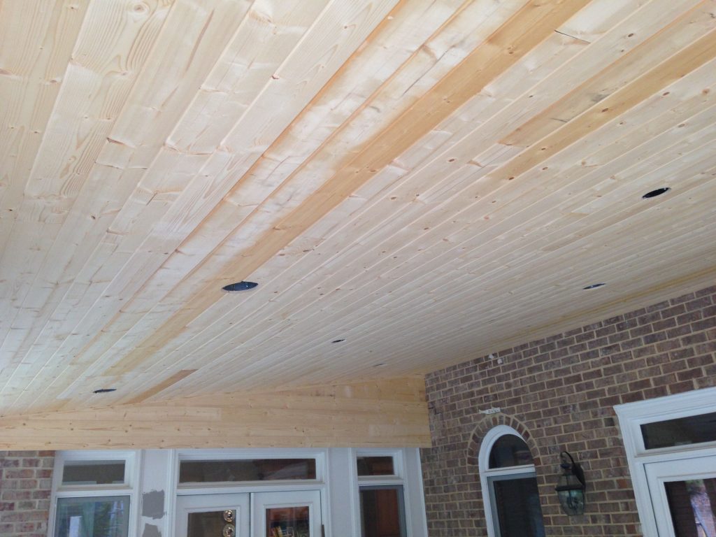 White Pine Tongue And Groove Ceiling