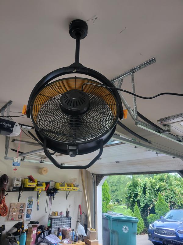 Ceiling Fan In Garage