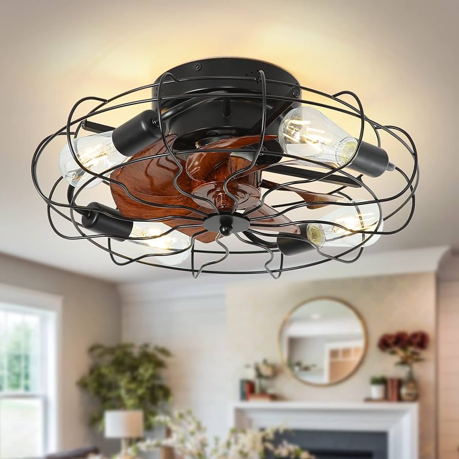 Mid Century Modern Ceiling Fan With Light