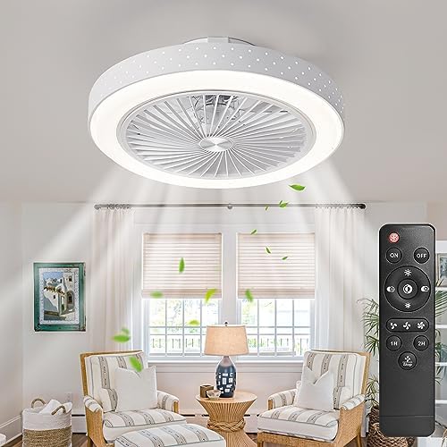 White Ceiling Fan With Remote