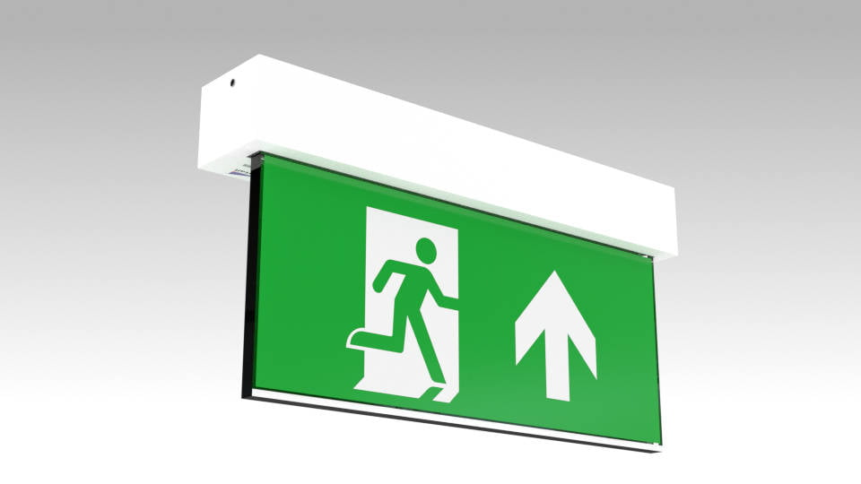 Ceiling Mount Exit Sign