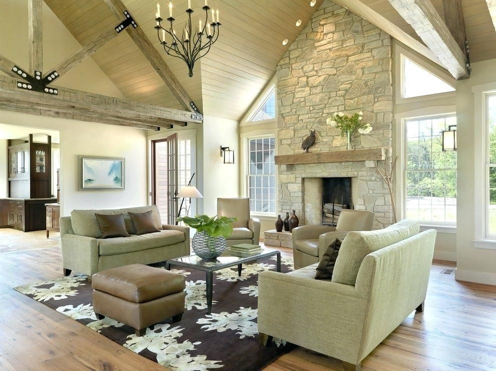 Fireplace Vaulted Ceiling Ideas