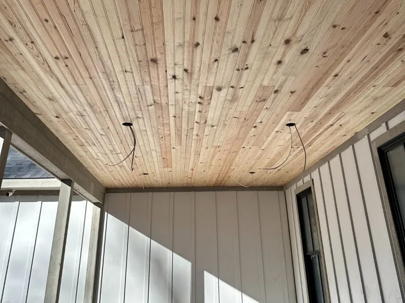 Porch Tongue And Groove Ceiling