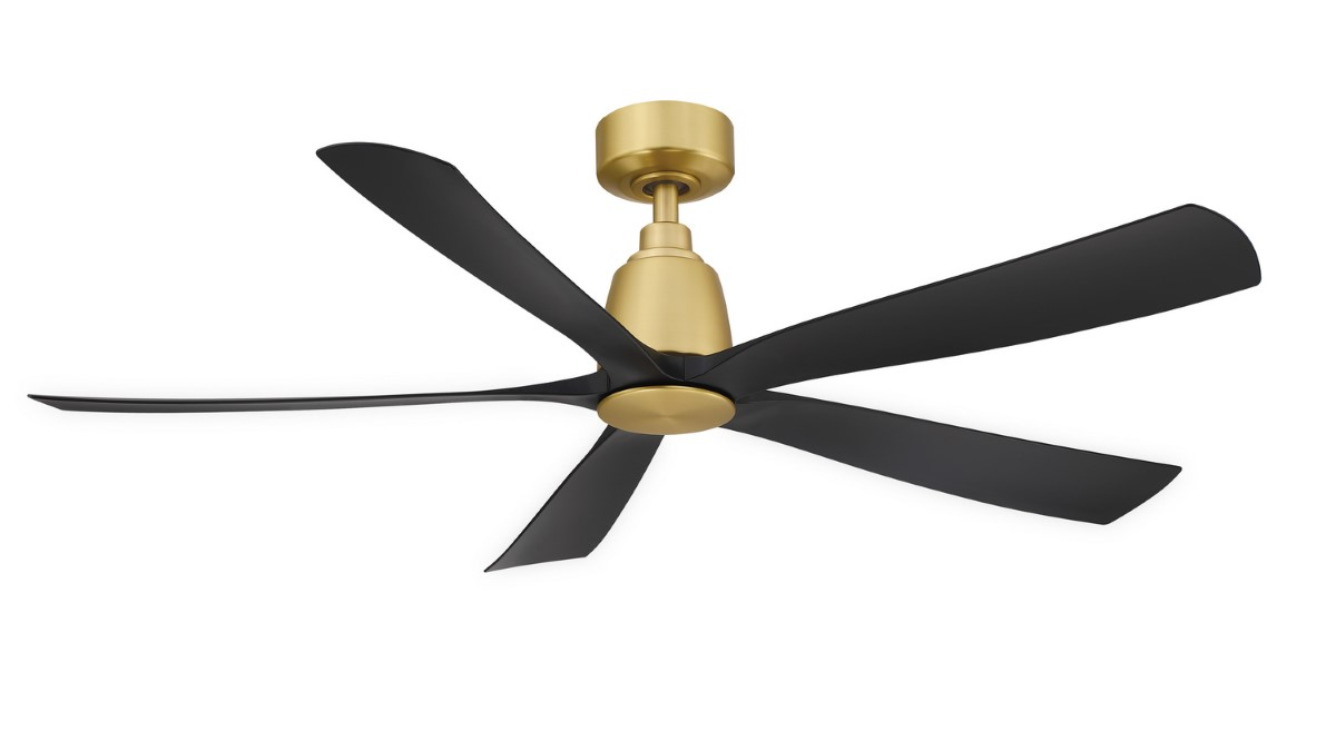 Brass And Black Ceiling Fan