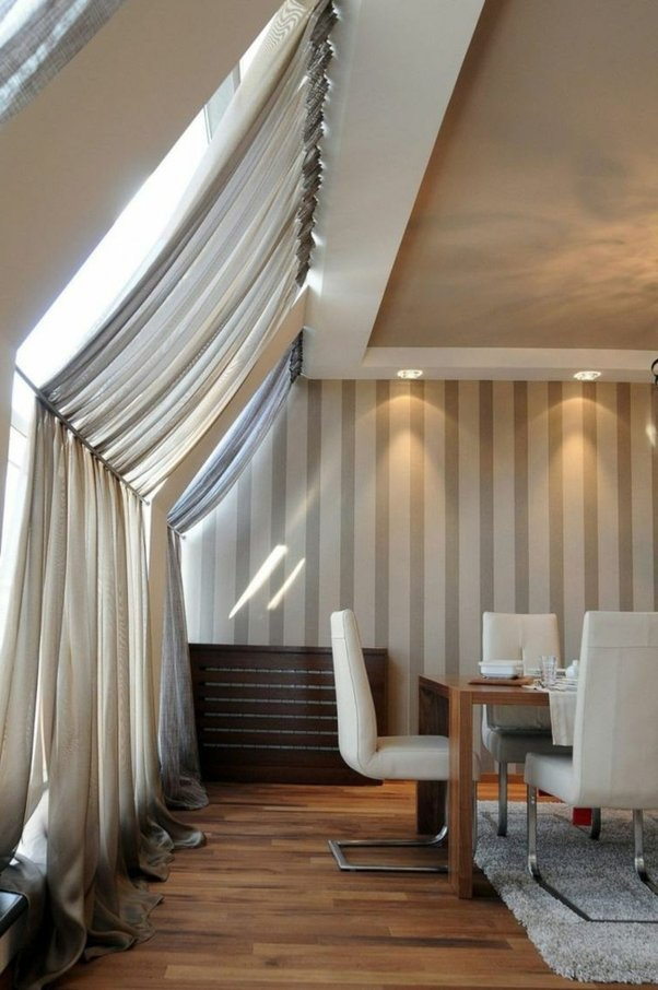 Curtains For Sloping Ceiling