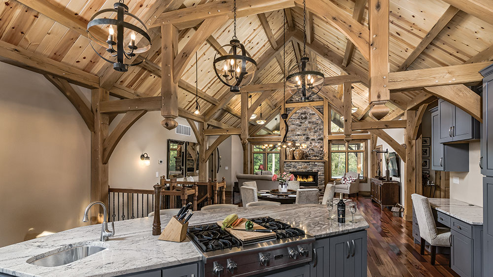 Lighting A Vaulted Ceiling Kitchen