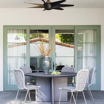 Ceiling Fan Over Dining Table