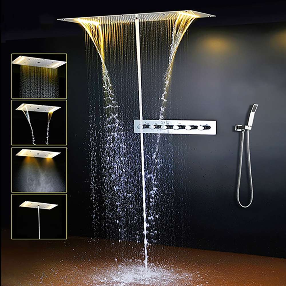 Ceiling Rainfall Shower System