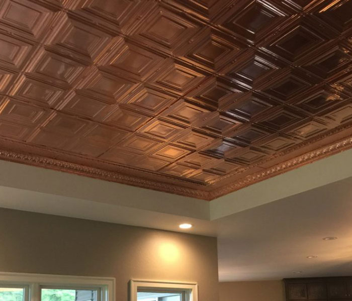 Vintage Copper Ceiling Tiles