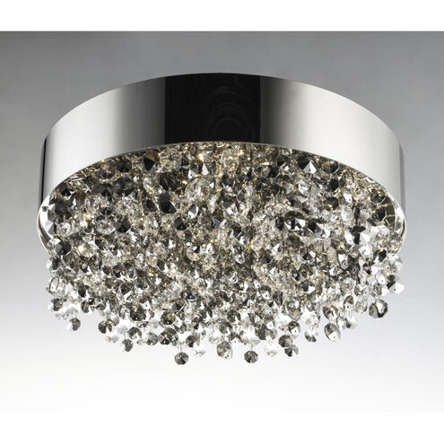 Polished Chrome Flush Mount Ceiling Light