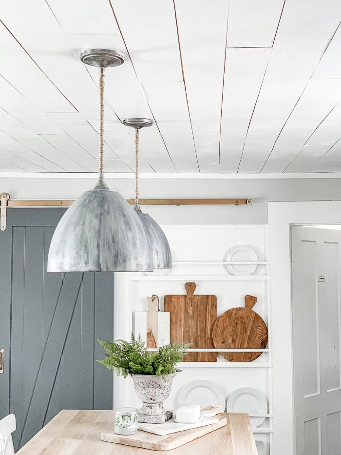 Shiplap Ceiling In Kitchen