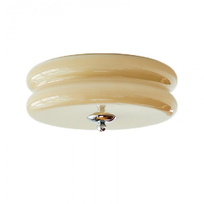 Vintage Art Deco Flush Mount Ceiling Light