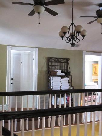 Ceiling Fan In Hallway