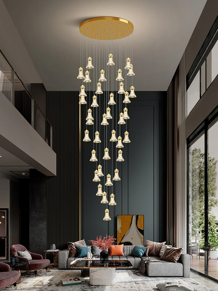 Chandeliers For High Ceiling Foyer