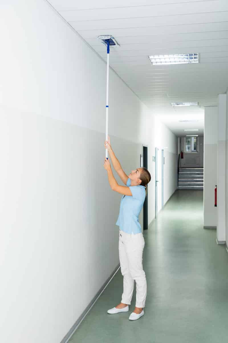 Cleaning Suspended Ceiling Tiles