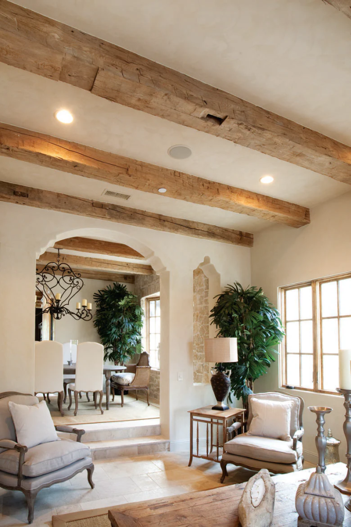 Real Wood Ceiling Beams