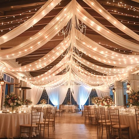 Draping Tulle From Ceiling