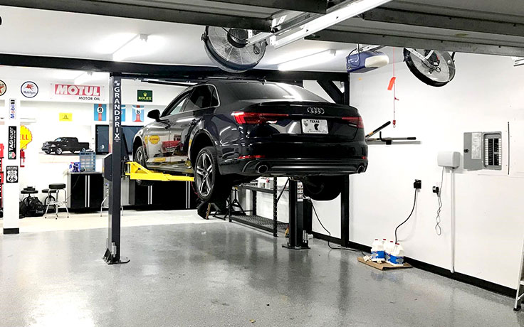 Low Ceiling Home Garage Car Lift