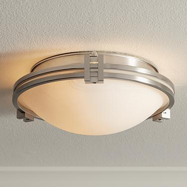 Silver Flush Mount Ceiling Light