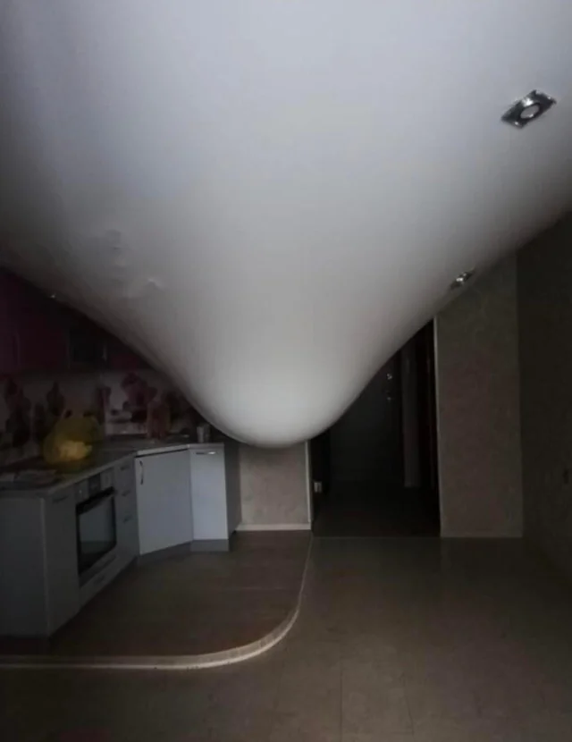 Ceiling Has Water Bubble