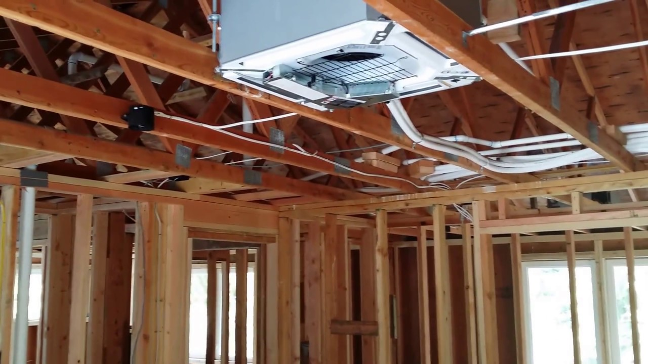 Mini Split Ceiling Cassette With Branch Duct