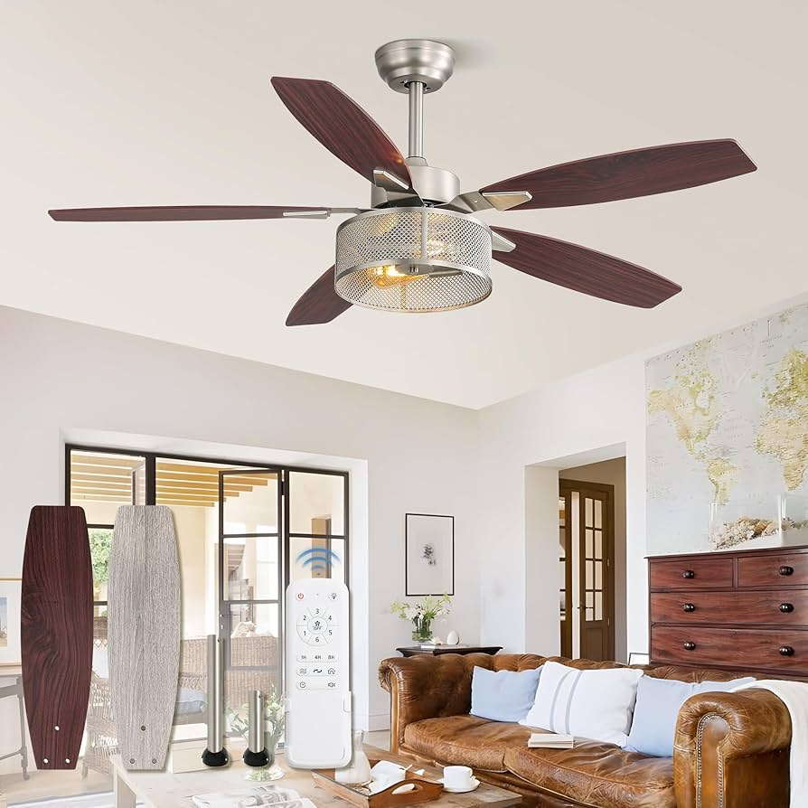 Brushed Nickel Ceiling Fans With Light Kit