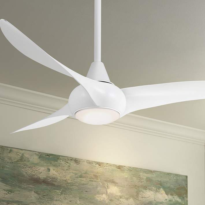 Off White Ceiling Fan With Light