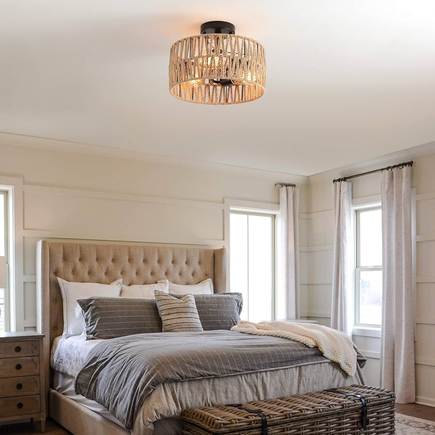 Coastal Semi Flush Mount Ceiling Light