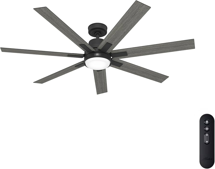 Hunter 60 Inch Ceiling Fan With Light And Remote