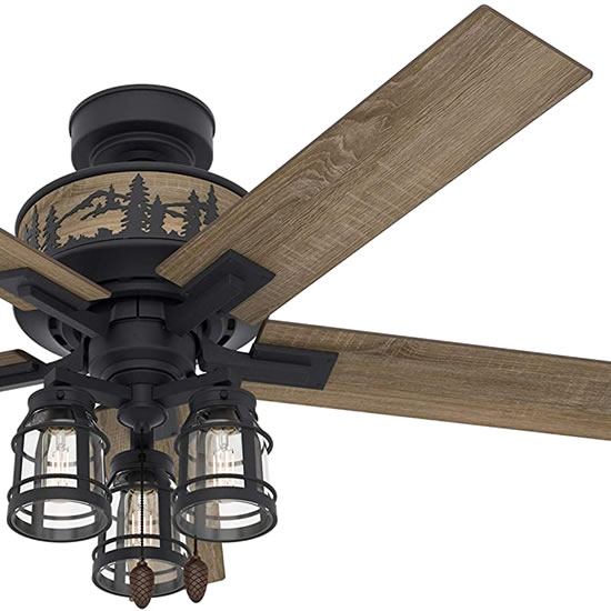 Cabin Style Ceiling Fans With Lights