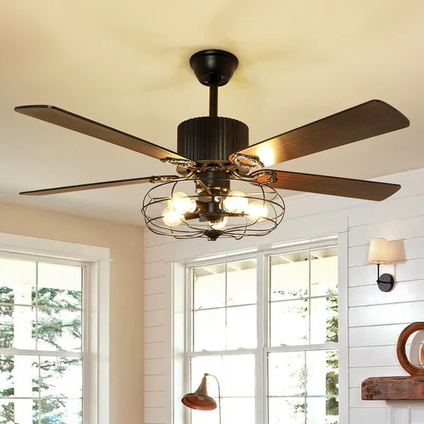 Country Style Ceiling Fans With Lights